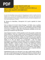 Acerca de Las Tentativas Historicas de Unificacion de La Isla de Santo Domingo-Pedro Mir