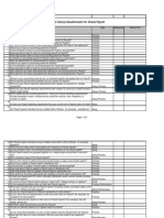 Oracle Payroll Questionnaire