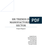 HR Trends in Manufacturing Sector