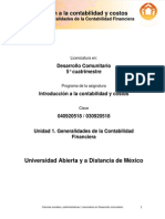 Unidad 1. Generalidades de La Contabilidad Financiera