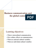 Business Communication in Global Context