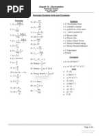  Electrostatic Formulas