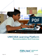 Learning Platform Overview - UWCSEA