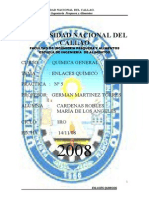 Informe de Enlace Quimico