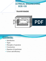 Transformers: Basic Electrical Engineering ECE-133