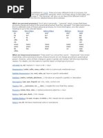 What Are Personal Pronouns? Don't Take It Personally - "Personal" Simply Means That These