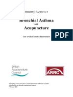 Acupuncture For Asthma