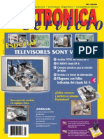 Electronica y Servicio N°63-Televisores Sony Wega