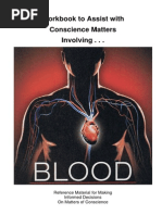 Blood Workbook To Assist With Conscience Matters Involving Blood