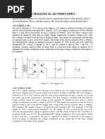 DC Regulated Power Supply