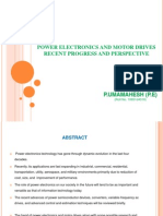 Power Electronics and Motor Drives Recent Progress and Perspective