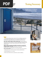 Special-Lite FRP Flush Door Testing Summary Brochure