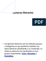 Géneros Literarios - Corregido