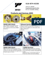 HRP Motor Sports Products and Services Catalog