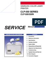 Samsung CLP-550 Service Manual