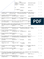 Signals&Communications Quiz