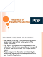 Theories of Entrepreneurship