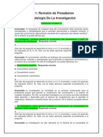 Act. 1 Revisión de Presaberes - (Metodologia de La Investigacion)