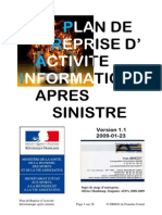 PRAI - Plan de Reprise D Activite Informatique - DRDJS 25