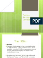 Fashion Through The Decades Powerpoint