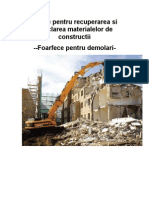 Utilaje Pentru A Si Reciclarea Materialelor de Constructii