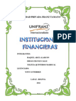 Instituciones Financieras