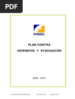 Plan Contra Incendios y Evacuacion