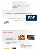 Overview of Student Assessments in LAUSD