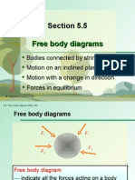 Section 5.5 Free Body Diagrams