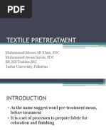 Textile Pretreatment