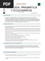 Ideología, Pragmática y Diccionarios