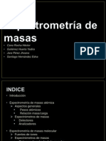 Espectrometría de Masas