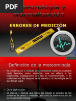 Meteorología y Normalización - Errores de Medicion