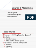 DataStructure - Circular, Double Ended, Priority Queues