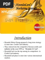 Hyundaicard'S Marketing Strategy