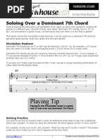 Soloing Over A Dominant 7th Chord