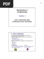 Biostats II 2013 Lecture 1