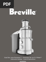 Breville BJE820XL Manual