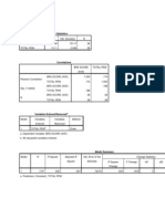 Regression: Descriptive Statistics