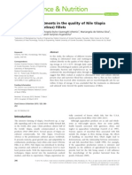 Influence of Treatments in The Quality of Nile Tilapia (Oreochromis Niloticus) Fillets