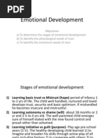 Emotional Development