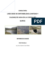 2do. Informe - Disponibilidad de Agua-Quiroz