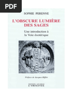 Obscure Lumiere Des Sages - Sophie Perenne