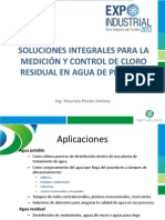 Soluciones Integrales para La Medición y Control de Cloro Residual en Agua de Proceso Ing Mauricio Pinzón Jiménez