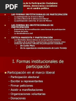 Crítica de La Participación Ciudadana