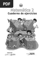 2o Grado Cuaderno de Trabajo de Matematicas