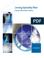 Corning Specialty Fiber Product Information Sheets 111913