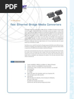 Fast Ethernet Bridge Media Converters: FT-80X Series