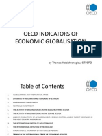 Oecd Indicators of Economic Globalisation: by Thomas Hatzichronoglou, STI/SPD