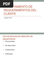 Levantamiento de Requerimientos